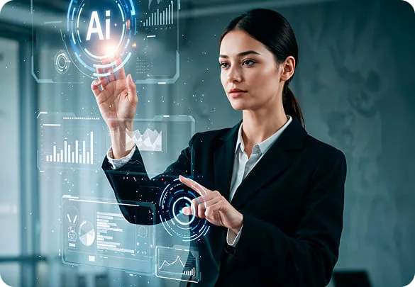 AI Lead Follow-Up & CRM Automation technology illustration